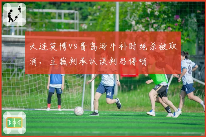 大连英博vs青岛海牛补时绝杀被取消，主裁判承认误判恐停哨